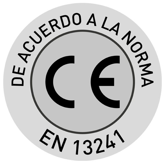 Marcado CE de acuerdo con la norma EN 13241