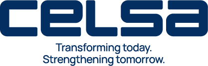 Celsa group logo, transforming today