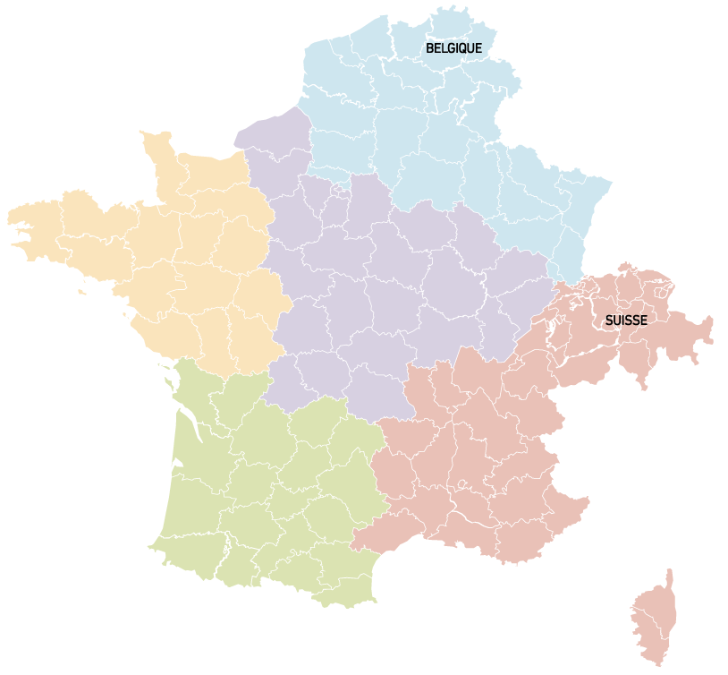 Departments France MRT