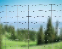 Welded mesh to prevent badger intrusion